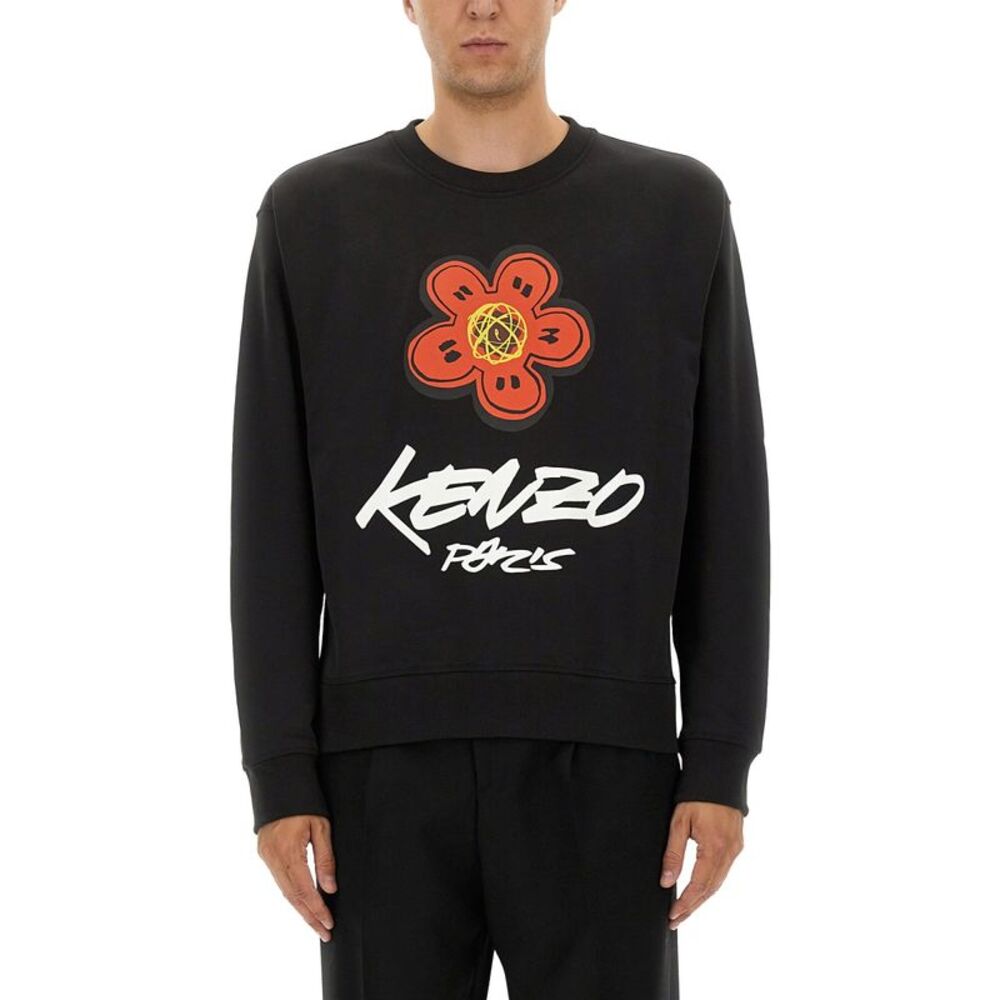Kenzo Men Cotton Sweatshirt "Kenzo X Futura 2000"